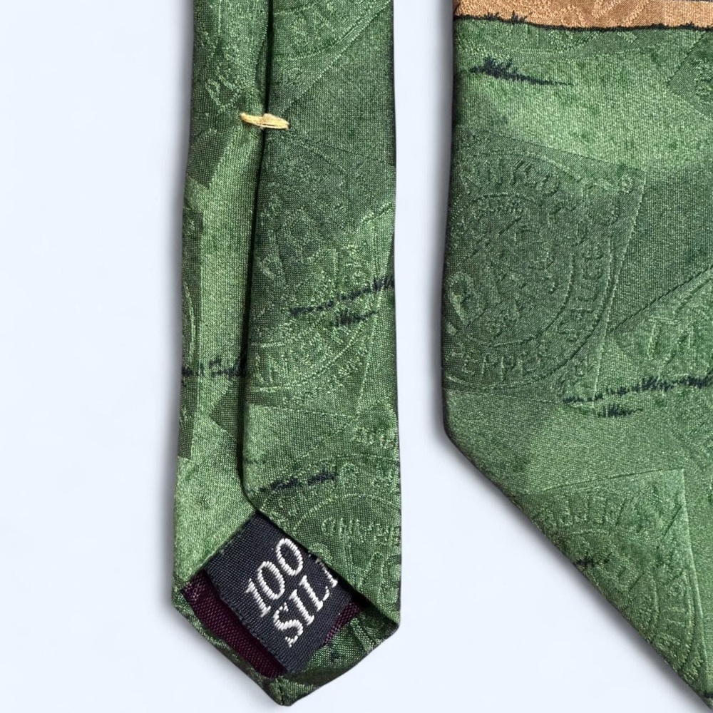 Rare Vintage 100% Silk Tabasco Baseball Neck Tie - Picture 3 of 5